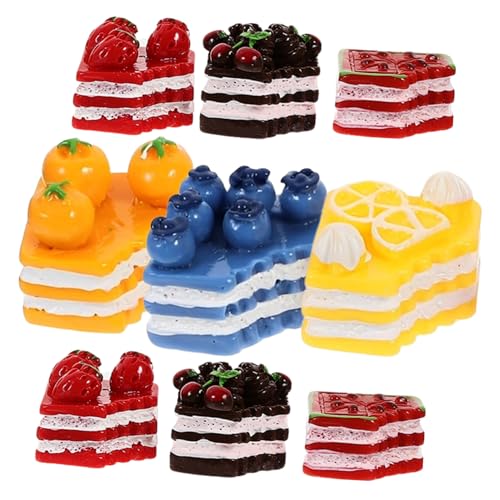 MILISTEN 12 Stück Resin Kuchenmodelle Simulierte Desserts für DIY Bastelprojekte und Puppenhaus Dekorationen Gemischte MILISTEN 12 Stück Resin Kuchenmodelle Simulierte Desserts für DIY Bastelprojekte und Puppenhaus Dekorationen Gemischte von Milisten