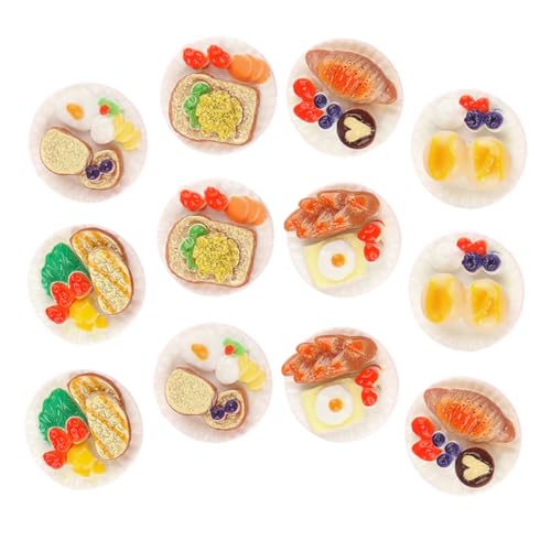 MILISTEN 12 Stück Simuliertes Lebensmittelspielzeug Mini Essen vorgeben Puppenhauszubehör und Möbel Essen Charme Flatback-Anhänger Puppenhaus-Küche Anhänger zum Basteln Harz MILISTEN 12 Stück Simuliertes Lebensmittelspielzeug Mini Essen vorgeben Puppenhauszubehör und Möbel Essen Charme Flatback-Anhänger Puppenhaus-Küche Anhänger zum Basteln Harz von Milisten