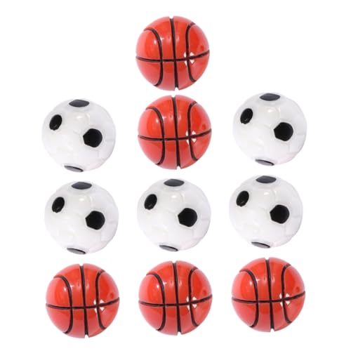 MILISTEN 12 Stück Sportbälle Fußball Basketball aus Hochwertigem Resin für DIY Landschaftsdekoration Miniaturhaus und Wohnzimmer MILISTEN 12 Stück Sportbälle Fußball Basketball aus Hochwertigem Resin für DIY Landschaftsdekoration Miniaturhaus und Wohnzimmer von Milisten