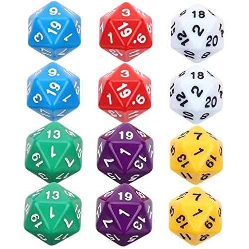 MILISTEN 12 Stück Teiliges Acryl Seitiges Würfelset Bunte Tischspiel Würfel für Rollenspiele Matheunterricht und Brettspiele Robust Lesbare Zahlen Vielseitig Einsetzbar für Erwachsene MILISTEN 12 Stück Teiliges Acryl Seitiges Würfelset Bunte Tischspiel Würfel für Rollenspiele Matheunterricht und Brettspiele Robust Lesbare Zahlen Vielseitig Einsetzbar für Erwachsene von Milisten