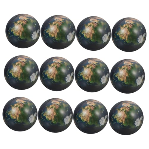 MILISTEN 12 Stück Teiliges Planet Muster Bälle Knautschbälle Stressabbau Anti Stress Kugeln für Elastische Pressbälle zur Entspannung Konzentration MILISTEN 12 Stück Teiliges Planet Muster Bälle Knautschbälle Stressabbau Anti Stress Kugeln für Elastische Pressbälle zur Entspannung Konzentration von Milisten