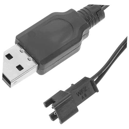 MILISTEN 12 Stück Teiliges USB-ladekabel Kurzadapter für Elektrische Spielzeuge und Bubble Machine Stabiles Ladegerät Kompatibel mit Rc Auto Vielseitiger Ladeadapter für Spielzeuggeräte von Milisten