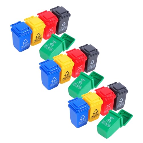 MILISTEN 15 Stück Teiliges Mini-mülleimer Puppenhaus Kleine Mülltonnen mit Offenem Deckel Kunststoff-abfallbehälter Mini-recyclingbehälter für Schreibtisch Spielszene MILISTEN 15 Stück Teiliges Mini-mülleimer Puppenhaus Kleine Mülltonnen mit Offenem Deckel Kunststoff-abfallbehälter Mini-recyclingbehälter für Schreibtisch Spielszene von Milisten