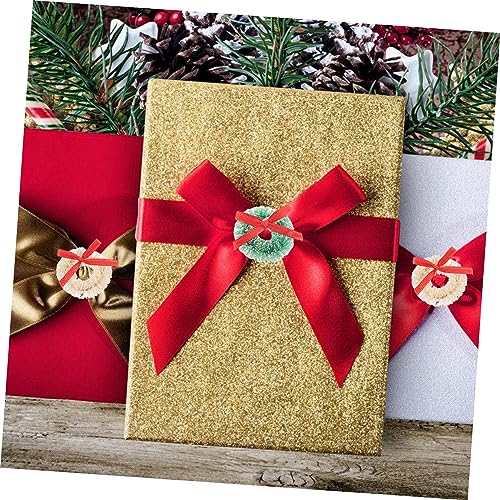 MILISTEN 15 Stück Weihnachtskranz Dekoration Weihnachtsdekorationen Weihnachtsdekoration Girlande Dekorationen Dekoration Beflockt Weihnachten Puppe Gefälscht Mini Hängend Sisal-Seide von Milisten