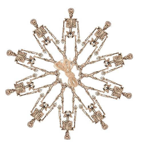 Milisten 16 Stück Teiliges Mini Skelett mit Beweglichen Gelenken Halloween Grusel Deko für Spukhaus Party Heim Büro Vielseitige Skelett Dekoration für Schaurige Atmosphäre und Kostümpartys Milisten 16 Stück Teiliges Mini Skelett mit Beweglichen Gelenken Halloween Grusel Deko für Spukhaus Party Heim Büro Vielseitige Skelett Dekoration für Schaurige Atmosphäre und Kostümpartys von Milisten