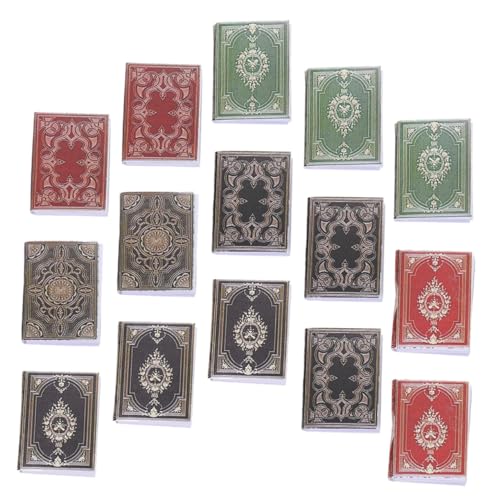 MILISTEN 18 Stück Mini-Buch Mini -Buch Puppenhausdekoration Miniaturen Puppenhaus Bücher Miniaturbücher kleines Buch für Bücher, für Partys kleine Spielzeugbücher Papier von Milisten