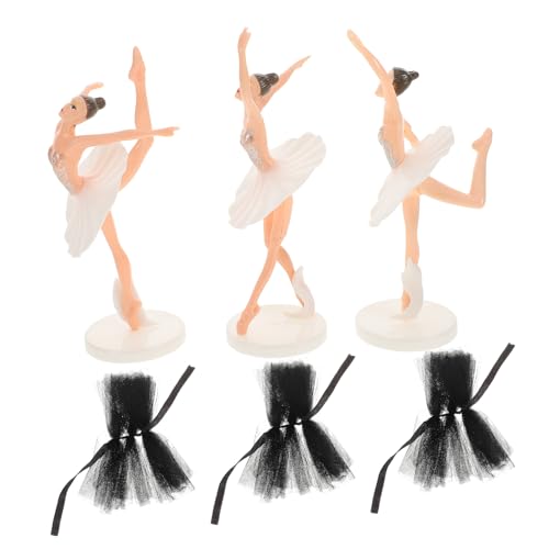MILISTEN 1Satz Ballett Kuchen Topper Figuren Mit Schwarzem Tüllrock Dekoration Für Ballett Geburtstagskuchen Und Feiern Tortendeko MILISTEN 1Satz Ballett Kuchen Topper Figuren Mit Schwarzem Tüllrock Dekoration Für Ballett Geburtstagskuchen Und Feiern Tortendeko von Milisten