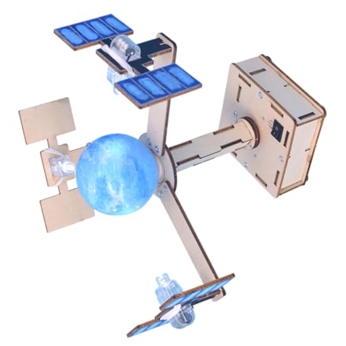 MILISTEN 1Satz DIY Geosynchron Satellitenmodell Bausatz für Lernspielzeug Praktischen Fähigkeiten und Problemlösungskompetenz Robustes Material für Spannende von Milisten