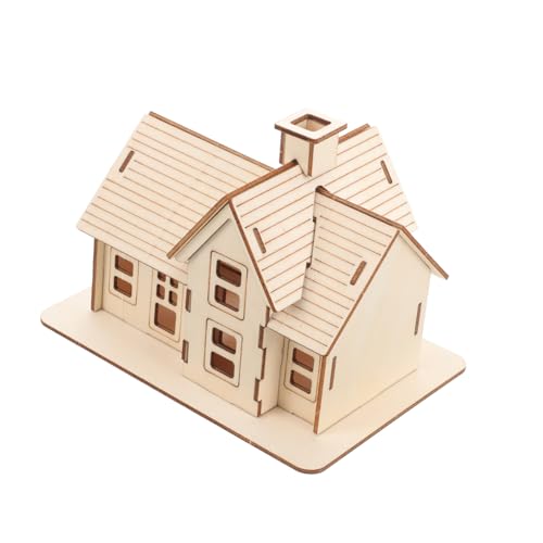 MILISTEN 1Satz DIY Holzhaus Puzzle Modellbau für Kreatives Montagehaus mit Dekorativer Wirkung für Zuhause Büro und Partydekoration für Geburtstage MILISTEN 1Satz DIY Holzhaus Puzzle Modellbau für Kreatives Montagehaus mit Dekorativer Wirkung für Zuhause Büro und Partydekoration für Geburtstage von Milisten