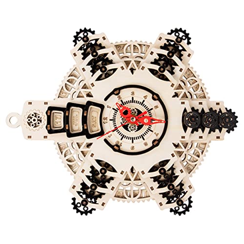 MILISTEN 1Satz DIY Holzuhr Puzzle Bastelmodellsatz für Kreative Dekoration und Unterhaltung und Erwachsene Langlebig aus Hochwertigem Holz für Wohnzimmer MILISTEN 1Satz DIY Holzuhr Puzzle Bastelmodellsatz für Kreative Dekoration und Unterhaltung und Erwachsene Langlebig aus Hochwertigem Holz für Wohnzimmer von Milisten