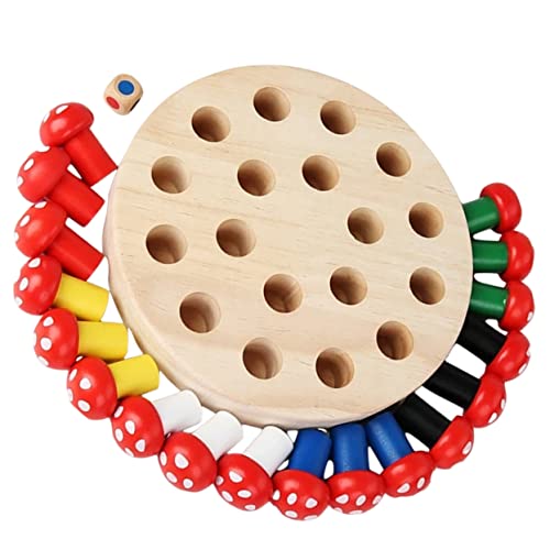 MILISTEN 1Satz Farbenfrohes Gedächtnisspiel für Interaktives Logikspielzeug aus Holz Feinmotorik und Hand Augen Koordination Kreatives Schachspiel für Spaß mit Freunden MILISTEN 1Satz Farbenfrohes Gedächtnisspiel für Interaktives Logikspielzeug aus Holz Feinmotorik und Hand Augen Koordination Kreatives Schachspiel für Spaß mit Freunden von Milisten