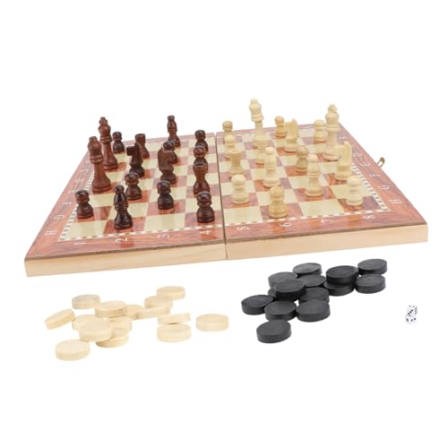 MILISTEN 1Satz Holz Schachspiel für Tragbares Interaktives mit Faltbarem Design für Zuhause Schule und Reisen Fördert Logisches und Kreativität MILISTEN 1Satz Holz Schachspiel für Tragbares Interaktives mit Faltbarem Design für Zuhause Schule und Reisen Fördert Logisches und Kreativität von Milisten