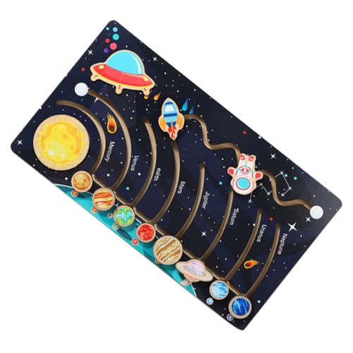 MILISTEN 1Satz Sonnensystem Puzzle für Montessori Holzspielzeug Feinmotorik Kognitive Fähigkeiten Raumwissen für Kreative Entdeckungen im Weltraum MILISTEN 1Satz Sonnensystem Puzzle für Montessori Holzspielzeug Feinmotorik Kognitive Fähigkeiten Raumwissen für Kreative Entdeckungen im Weltraum von Milisten