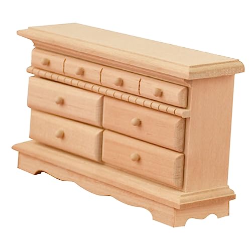 MILISTEN 1Stück Holzschrank für Puppenhaus Exquisites Mini Möbelmodell mit Feiner Verarbeitung und Lebensechten Details für Mini Hausmöbel Zubehör und Kreative MILISTEN 1Stück Holzschrank für Puppenhaus Exquisites Mini Möbelmodell mit Feiner Verarbeitung und Lebensechten Details für Mini Hausmöbel Zubehör und Kreative von Milisten