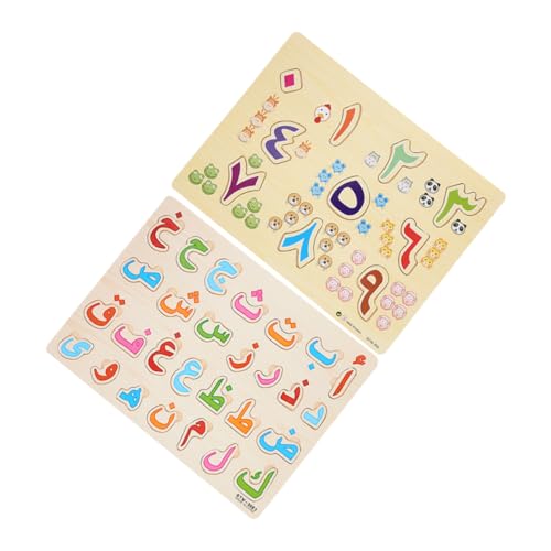 MILISTEN 2 Sätze Arabisches Alphabet Puzzle Holzspielzeug für Lernspielzeug Kognitiven Fähigkeiten Teiliges für Zuhause Schule und Reisen MILISTEN 2 Sätze Arabisches Alphabet Puzzle Holzspielzeug für Lernspielzeug Kognitiven Fähigkeiten Teiliges für Zuhause Schule und Reisen von Milisten
