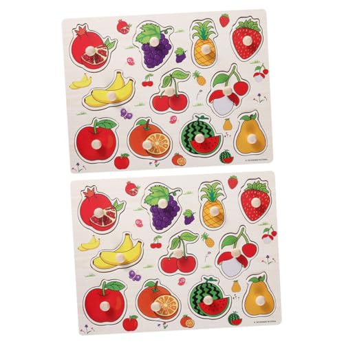 MILISTEN 2 Sätze Frucht Puzzle Teiliges Pädagogisches Holzpuzzle für Kreatives Lernspielzeug Beobachtungs und Denkfähigkeiten MILISTEN 2 Sätze Frucht Puzzle Teiliges Pädagogisches Holzpuzzle für Kreatives Lernspielzeug Beobachtungs und Denkfähigkeiten von Milisten