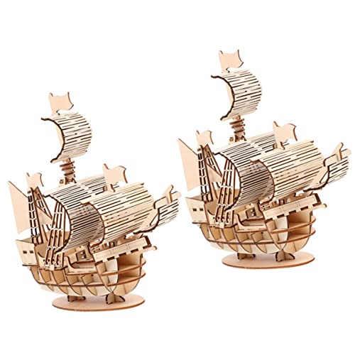 MILISTEN 2 Sätze Holzpuzzle Segelboot Modell Bausatz DIY Puzzle für Erwachsene und Jahre Kreatives Lernspielzeug Handgefertigtes Bastelset Dekoratives Segelschiff für Zuhause und Büro MILISTEN 2 Sätze Holzpuzzle Segelboot Modell Bausatz DIY Puzzle für Erwachsene und Jahre Kreatives Lernspielzeug Handgefertigtes Bastelset Dekoratives Segelschiff für Zuhause und Büro von Milisten