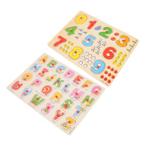 MILISTEN 2 Sätze Holzpuzzle Set für Teiliges Lernspielzeug Kreativität und Kognitiven Fähigkeiten Pädagogisches für Kleinkinder Ab Jahren MILISTEN 2 Sätze Holzpuzzle Set für Teiliges Lernspielzeug Kreativität und Kognitiven Fähigkeiten Pädagogisches für Kleinkinder Ab Jahren von Milisten