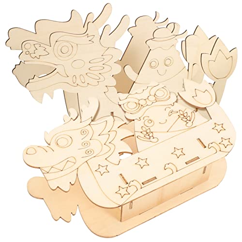 MILISTEN 2 Sätze Holzpuzzle für DIY Boot Modell mit Kreatives Bastelspielzeug Wissenschafts und Strukturvorstellungen für Kindergeburtstage und Lernspaß MILISTEN 2 Sätze Holzpuzzle für DIY Boot Modell mit Kreatives Bastelspielzeug Wissenschafts und Strukturvorstellungen für Kindergeburtstage und Lernspaß von Milisten