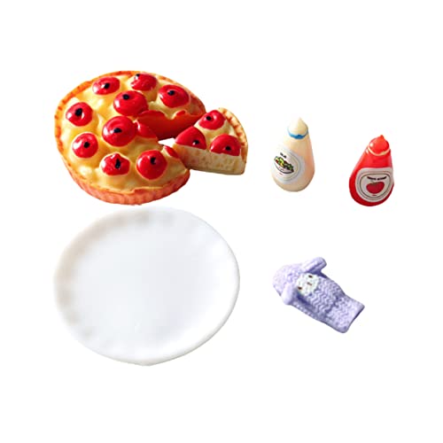 MILISTEN 2 Sätze Miniatur Pizza Set Teiliges Dekorations Set mit Mini Pizza und Saucenmodellen für Puppenhaus Dekoration und Fotografie Farbenfrohes und Realistisches Zufällige Farbe MILISTEN 2 Sätze Miniatur Pizza Set Teiliges Dekorations Set mit Mini Pizza und Saucenmodellen für Puppenhaus Dekoration und Fotografie Farbenfrohes und Realistisches Zufällige Farbe von Milisten