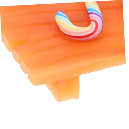 MILISTEN 2 Sätze Miniatur Weihnachtsbaum Geschenkbox Zuckerstange Figuren für Puppenhaus DIY Festliche Resin Dekorationen mit Bankstuhl für Weihnachts-mikroszenen von Milisten