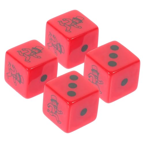 MILISTEN 2 Satz Großes von Spielwürfeln für Brettspiele Große Dices für Schach und Gesellschaftsspiele für Partys und Familienfeiern von Milisten
