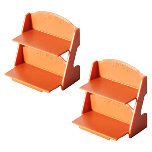 MILISTEN 2 Stück Blumenständer Mini Möbel Puppenhaus Ausstellungsregal Puppenmöbel Rack Regal Innenmöbelmodelle Regal Für Miniaturen Miniaturmöbel Ornament Pp Orange MILISTEN 2 Stück Blumenständer Mini Möbel Puppenhaus Ausstellungsregal Puppenmöbel Rack Regal Innenmöbelmodelle Regal Für Miniaturen Miniaturmöbel Ornament Pp Orange von Milisten