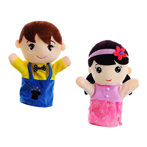 MILISTEN 2 Stück Familien Handpuppen Teiliges Interaktives Puppenspielzeug für Geschichten und Kreative Aktivitäten aus Sicherem Bequemem MILISTEN 2 Stück Familien Handpuppen Teiliges Interaktives Puppenspielzeug für Geschichten und Kreative Aktivitäten aus Sicherem Bequemem von Milisten