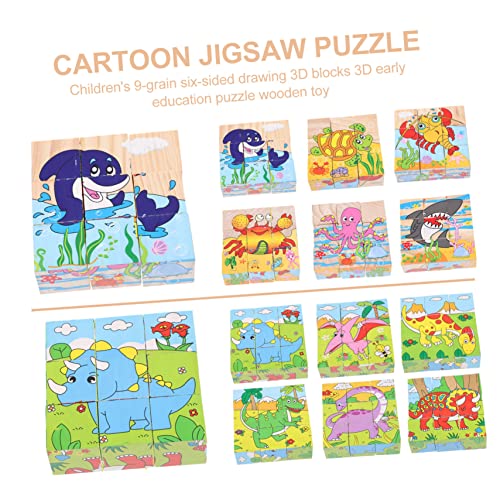 MILISTEN 2 Stück Holzpuzzle Teiliges Lernspielzeug Kreative Teiliges Montessori Puzzle für Kleinkinder von Denkvermögen Farben und Formerkennung für Frühe Entwicklung MILISTEN 2 Stück Holzpuzzle Teiliges Lernspielzeug Kreative Teiliges Montessori Puzzle für Kleinkinder von Denkvermögen Farben und Formerkennung für Frühe Entwicklung von Milisten