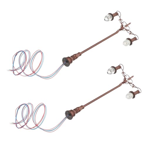MILISTEN 2 Stück Lampe Modell Antik LED Wandlampe für Puppenhaus Dekoration für Mikrolandschaften Sicher und Langlebig für Sandtisch und Gartenbeleuchtung MILISTEN 2 Stück Lampe Modell Antik LED Wandlampe für Puppenhaus Dekoration für Mikrolandschaften Sicher und Langlebig für Sandtisch und Gartenbeleuchtung von Milisten