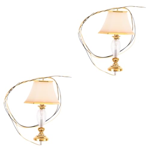 MILISTEN 2 Stück Maßstab Miniatur Lampe LED Dekoration Feines Modell für DIY Schlafzimmer Puppenzimmer Zubehör MILISTEN 2 Stück Maßstab Miniatur Lampe LED Dekoration Feines Modell für DIY Schlafzimmer Puppenzimmer Zubehör von Milisten
