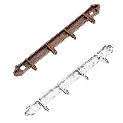 MILISTEN 2 Stück Mini-Küchenhaken dekorative Haken montiert Mini-Wandhaken Kleiner Aufhängehaken Zubehör für Spielhäuser hängend Mini-Haushaken kleines Hauszubehör Puppenhaushaken Legierung MILISTEN 2 Stück Mini-Küchenhaken dekorative Haken montiert Mini-Wandhaken Kleiner Aufhängehaken Zubehör für Spielhäuser hängend Mini-Haushaken kleines Hauszubehör Puppenhaushaken Legierung von Milisten