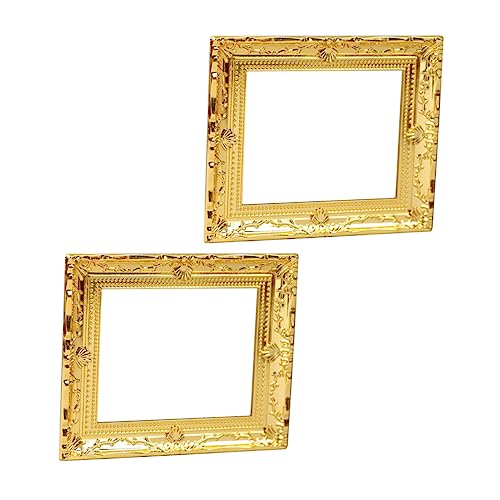 MILISTEN 2 Stück Mini Möbelzubehör Ästhetische Rahmen Basteldekor Winziges Vintage Party Puppenhaus DIY Szenendekorationen Kleiner Bilderrahmen Kleines Süßes Retro MILISTEN 2 Stück Mini Möbelzubehör Ästhetische Rahmen Basteldekor Winziges Vintage Party Puppenhaus DIY Szenendekorationen Kleiner Bilderrahmen Kleines Süßes Retro von Milisten