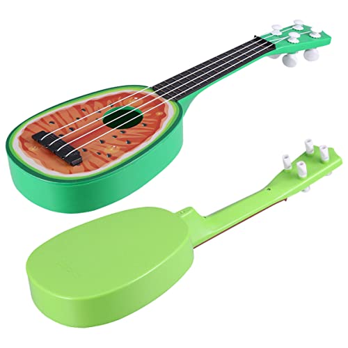 MILISTEN 2 Stück Mini Ukulele für Lustige Früchte Ukulele Wassermelone Kiwi Pädagogisches Musikinstrument für Anfänger und Vorschulkinder von Milisten