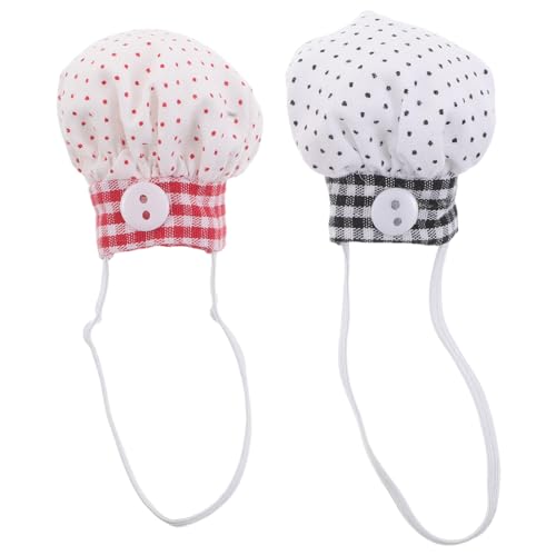 MILISTEN 2 Stück Miniatur-Kochmützen, Puppen-Bastelzubehör, winzige Mützen für Puppenhaus-Ausstellungen für kreative Projekte und einzigartige Dekorationen,, 10–15 cm MILISTEN 2 Stück Miniatur-Kochmützen, Puppen-Bastelzubehör, winzige Mützen für Puppenhaus-Ausstellungen für kreative Projekte und einzigartige Dekorationen,, 10–15 cm von Milisten