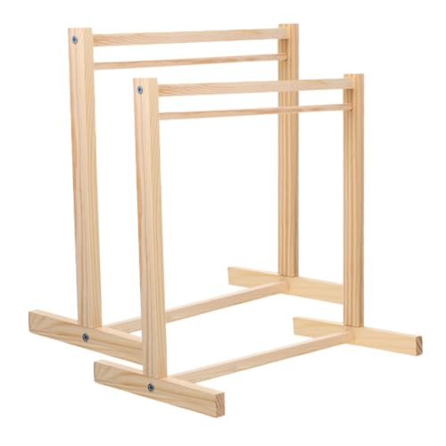 MILISTEN 2 Stück Puppen Kleiderständer aus Holz Kleidungsbügel für Puppenhaus Platzsparend und Langlebig zur Aufbewahrung von Puppenbekleidung und Zubehör MILISTEN 2 Stück Puppen Kleiderständer aus Holz Kleidungsbügel für Puppenhaus Platzsparend und Langlebig zur Aufbewahrung von Puppenbekleidung und Zubehör von Milisten