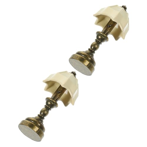 MILISTEN 2 Stück Puppenhaus Mini Retro Tischlampe Miniaturen Puppenhauslichter Bett Puppenhausbeleuchtung Puppenhaus-Miniatur-Tischlampe Lampen für Puppenstubenmöbel Legierung Weiß MILISTEN 2 Stück Puppenhaus Mini Retro Tischlampe Miniaturen Puppenhauslichter Bett Puppenhausbeleuchtung Puppenhaus-Miniatur-Tischlampe Lampen für Puppenstubenmöbel Legierung Weiß von Milisten