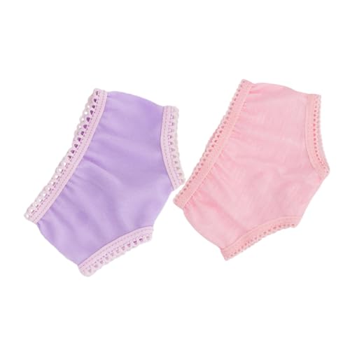 Milisten 2 Stück Puppenunterwäsche für Puppen Wiederverwendbare Unterhosen für Puppen Praktische und Bequeme Puppenmode für Kreatives Milisten 2 Stück Puppenunterwäsche für Puppen Wiederverwendbare Unterhosen für Puppen Praktische und Bequeme Puppenmode für Kreatives von Milisten