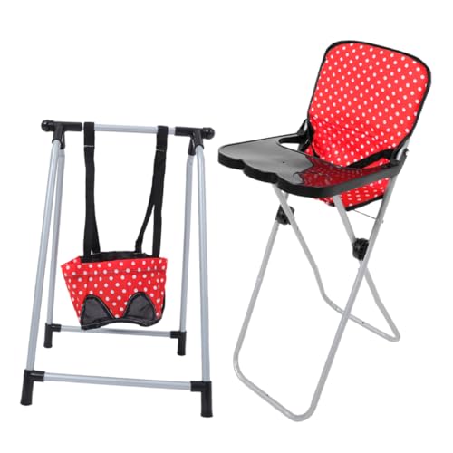 MILISTEN 2 Stück Puppenzubehör Zubehör für Babypuppen Babypuppenstuhl -Hochstuhl Hochstuhlspielzeug Hochstuhl für Puppen Babypuppenmöbel Puppenstuhl für Babys Eisen rot MILISTEN 2 Stück Puppenzubehör Zubehör für Babypuppen Babypuppenstuhl -Hochstuhl Hochstuhlspielzeug Hochstuhl für Puppen Babypuppenmöbel Puppenstuhl für Babys Eisen rot von Milisten