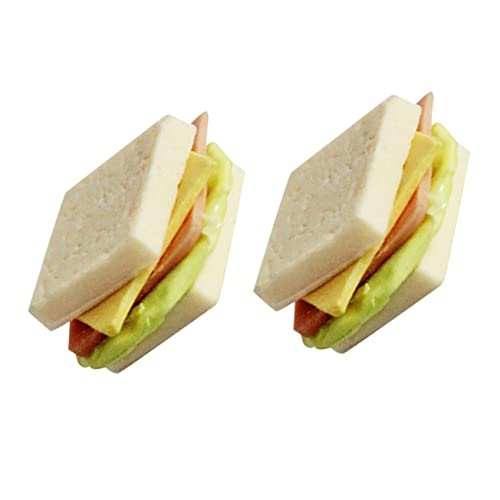 MILISTEN 2 Stück Sandwich Modelle Dekorationen Ornament Mini Lebensmittel Spielhaus Requisiten Sandwich Szenenzubehör Gefälschte Sandwich Miniaturen Küchen Lebensmittel Käse MILISTEN 2 Stück Sandwich Modelle Dekorationen Ornament Mini Lebensmittel Spielhaus Requisiten Sandwich Szenenzubehör Gefälschte Sandwich Miniaturen Küchen Lebensmittel Käse von Milisten