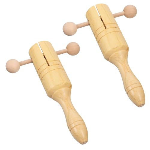 MILISTEN 2 Stück Teiliges Holz Handrassel Tragbare Musikinstrumente für Leichte Percussion Pädagogisches Koordination und Musikalischen Früherziehung MILISTEN 2 Stück Teiliges Holz Handrassel Tragbare Musikinstrumente für Leichte Percussion Pädagogisches Koordination und Musikalischen Früherziehung von Milisten