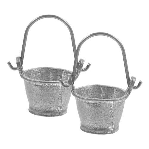 MILISTEN 2 Stück Wasser Eimer Modell Puppenhaus Deko Robuste für Garten und Kreative Projekte Langlebig MILISTEN 2 Stück Wasser Eimer Modell Puppenhaus Deko Robuste für Garten und Kreative Projekte Langlebig von Milisten