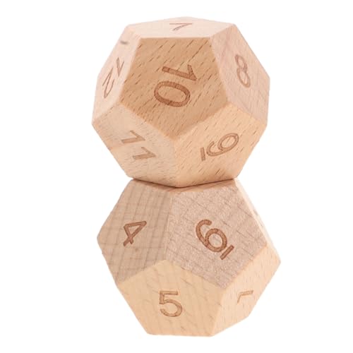 MILISTEN 2 Stück Zwölfseiten Würfelspielzeug Große Holzwürfel Kalligraphie-Sets für Kleinkindspielzeug Spielwürfel aus Holz kleine Holzwürfel Dinosaurier-Puzzle für hölzern MILISTEN 2 Stück Zwölfseiten Würfelspielzeug Große Holzwürfel Kalligraphie-Sets für Kleinkindspielzeug Spielwürfel aus Holz kleine Holzwürfel Dinosaurier-Puzzle für hölzern von Milisten