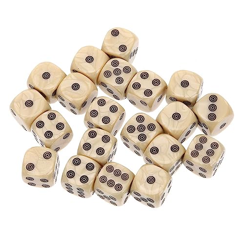 MILISTEN 20 Stück Acrylwürfel Kleine für Tischspiele Dekorative für Rollenspiele Hochwertige für Brettspiele und Kreative Projekte MILISTEN 20 Stück Acrylwürfel Kleine für Tischspiele Dekorative für Rollenspiele Hochwertige für Brettspiele und Kreative Projekte von Milisten