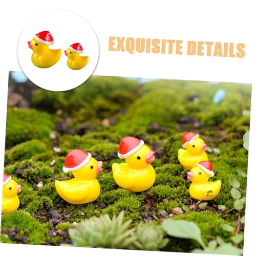 MILISTEN 20 Stück Figuren aus Resin Weihnachtsdeko Handgefertigte Miniaturornamente für Terrarien und Regaldekoration für Kleine Räume Einzigartiges Weihnachtsdesign von Milisten
