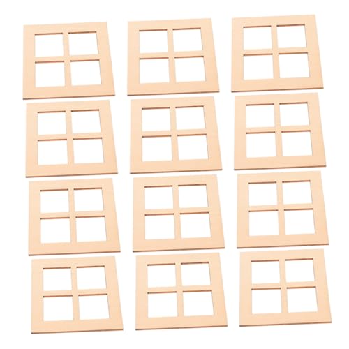 MILISTEN 20 Stück Mini -Fensterdekorationen möbel Puppenhausfenster winzige Holzfenster Puppenhaustür aus Holz Miniatur-Fensterrahmen aus Holz Miniaturtür hölzern Khaki MILISTEN 20 Stück Mini -Fensterdekorationen möbel Puppenhausfenster winzige Holzfenster Puppenhaustür aus Holz Miniatur-Fensterrahmen aus Holz Miniaturtür hölzern Khaki von Milisten