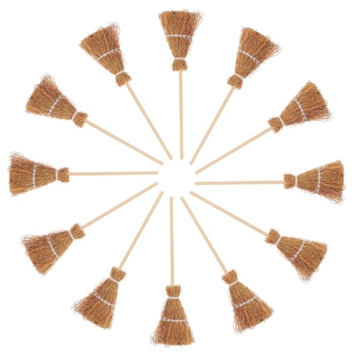 MILISTEN 20 Stück Miniatur Besen für Puppenhausdekoration Halloween Wood Mop Zubehör für Mikrolandschaften und Tischdeko für Kreative Bastelprojekte und Puppenhausliebhaber MILISTEN 20 Stück Miniatur Besen für Puppenhausdekoration Halloween Wood Mop Zubehör für Mikrolandschaften und Tischdeko für Kreative Bastelprojekte und Puppenhausliebhaber von Milisten