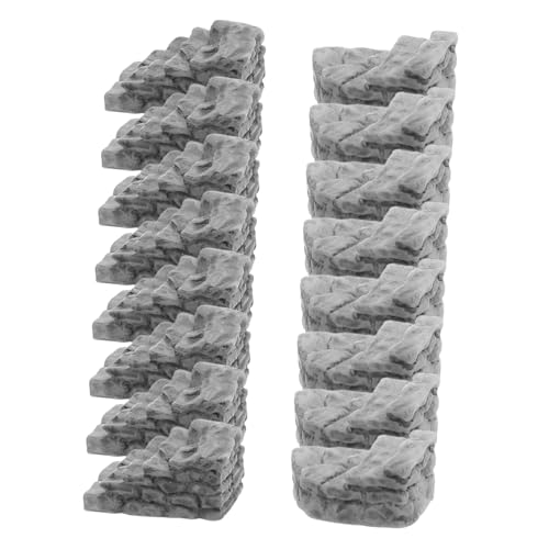MILISTEN 20 Stück Miniaturtreppenmodell Mini -Treppenschmuck Dollhouse Mini -Treppe Treppen Zubehör Dollhouse Garden Schritte Decors winzige Treppen Harz Hellgrau MILISTEN 20 Stück Miniaturtreppenmodell Mini -Treppenschmuck Dollhouse Mini -Treppe Treppen Zubehör Dollhouse Garden Schritte Decors winzige Treppen Harz Hellgrau von Milisten