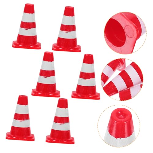 MILISTEN 20 Stück Straßenschild Barrikadenmodell Bildungsspielzeug Verkehrsschilder aus Kunststoff Verkehrskegel Sandtischmodelle Mini-Leitkegel Abs MILISTEN 20 Stück Straßenschild Barrikadenmodell Bildungsspielzeug Verkehrsschilder aus Kunststoff Verkehrskegel Sandtischmodelle Mini-Leitkegel Abs von Milisten