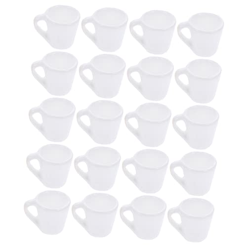 MILISTEN 20 Stück Teiliges Mini Kaffeetassen Puppenhaus Zubehör Realistische Miniaturbecher für Fotografie Japanische Stil Mini Becher für Puppenhaus Dekoration von Milisten